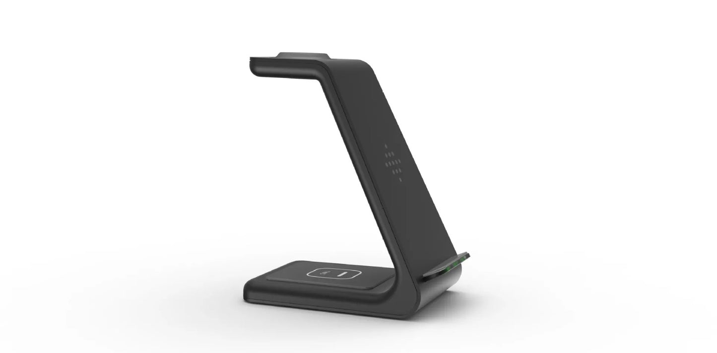 3-in-1 Wireless Charging Dock | Fast Charge Station for Phone, Watch & Earbuds