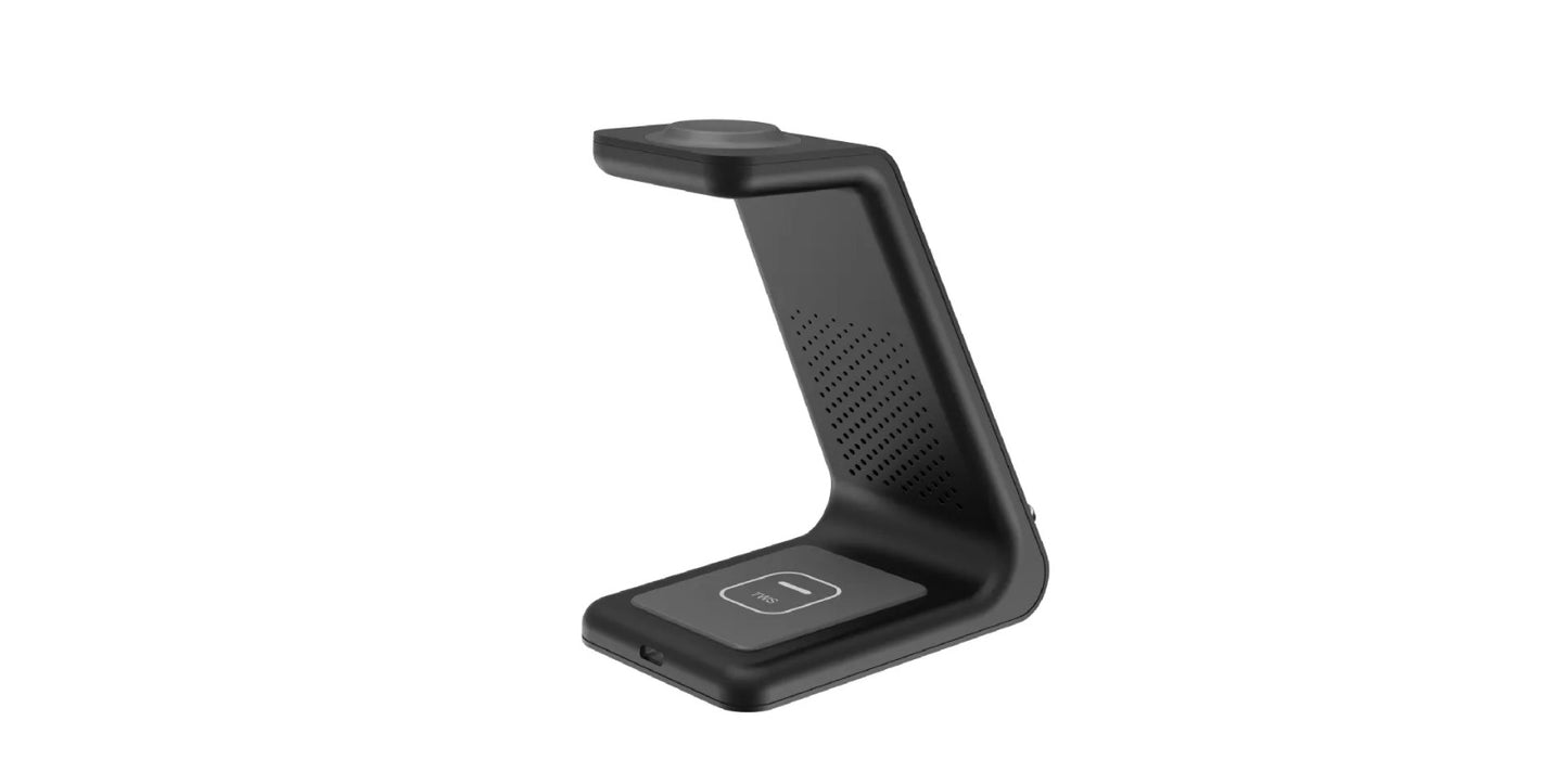 3-in-1 Wireless Charging Dock | Fast Charge Station for Phone, Watch & Earbuds